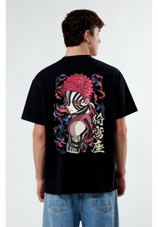 Demon Slayer Akaza "Upper Three" Graphic T-Shirt